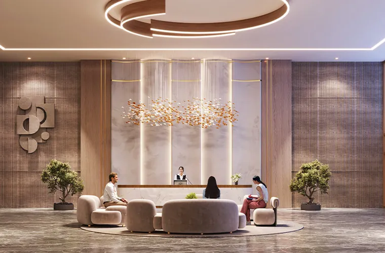Grand lobby at The Palatial